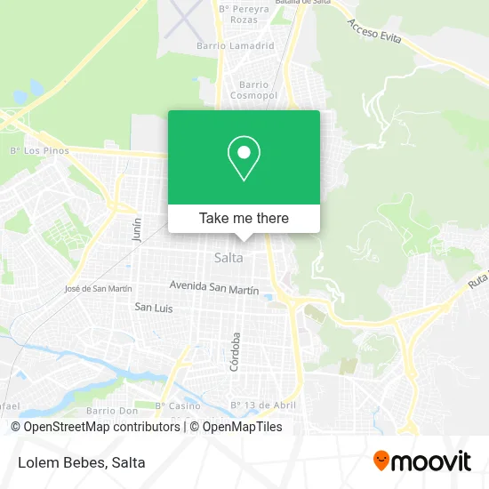 Lolem Bebes map