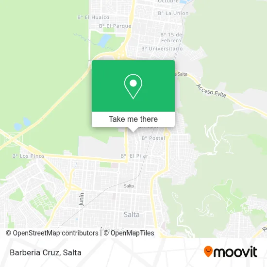Barberia Cruz map