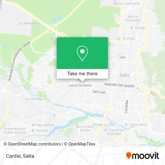 Canfel map