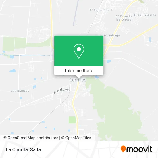 La Churita map