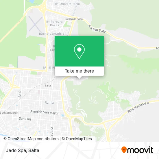 Jade Spa map