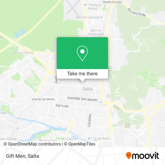 Gift Men map