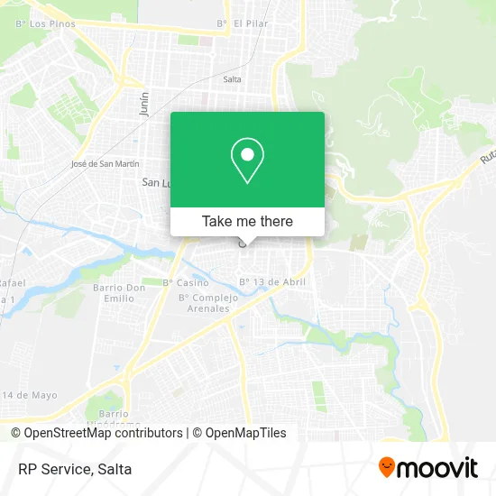 Rp Service map