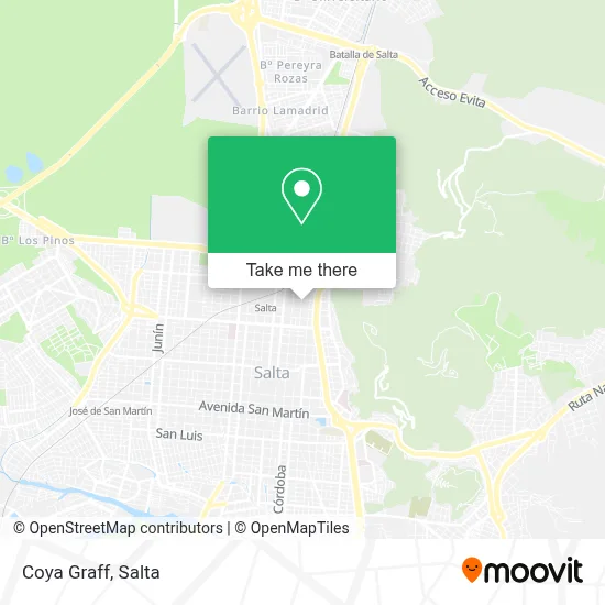 Coya Graff map