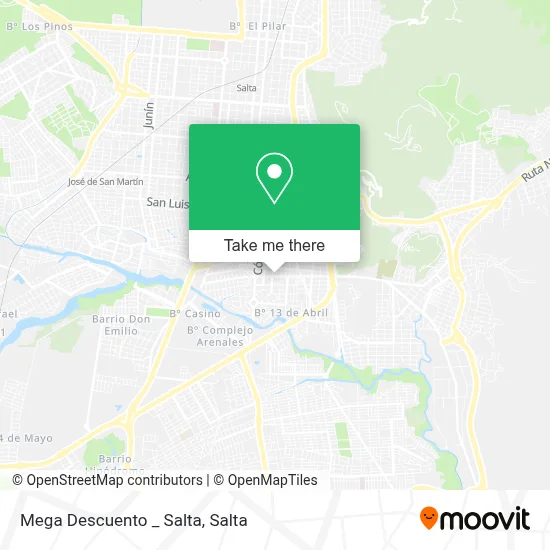 Mega Descuento _ Salta map