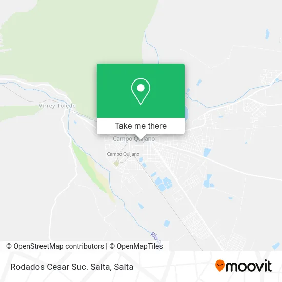 Rodados Cesar Suc. Salta map