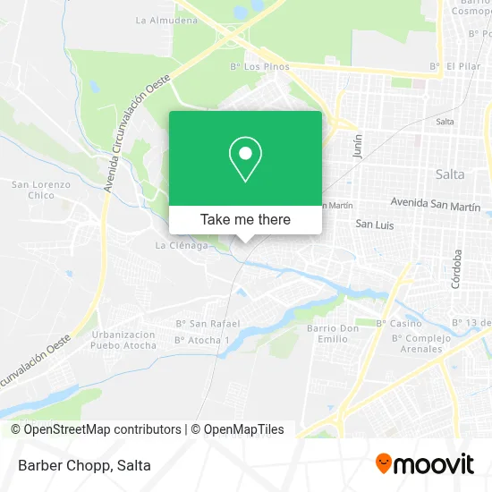 Barber Chopp map