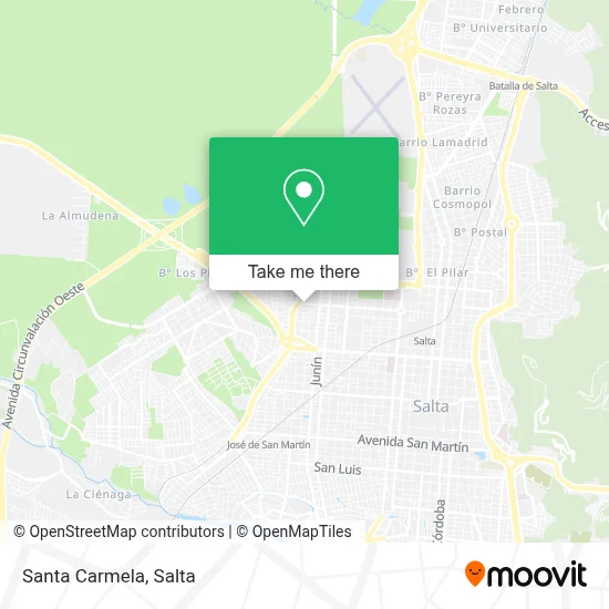 Santa Carmela map