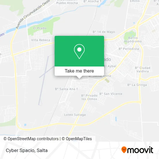 Cyber Spacio map