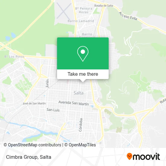 Cimbra Group map