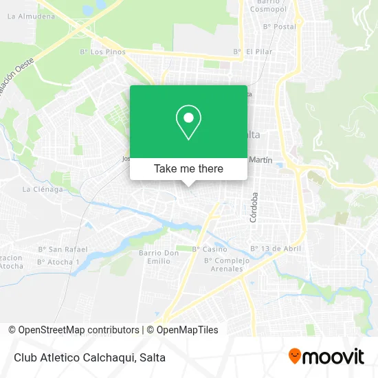 Club Atletico Calchaqui map