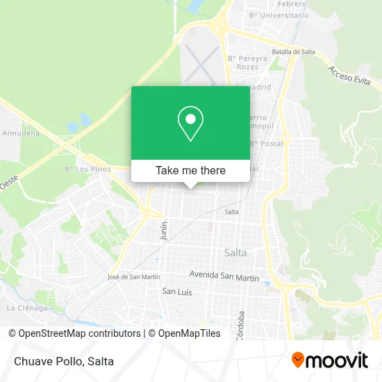 Chuave Pollo map