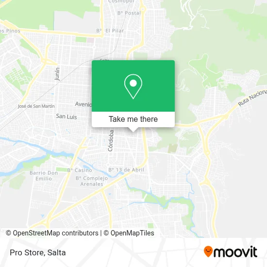 Pro Store map