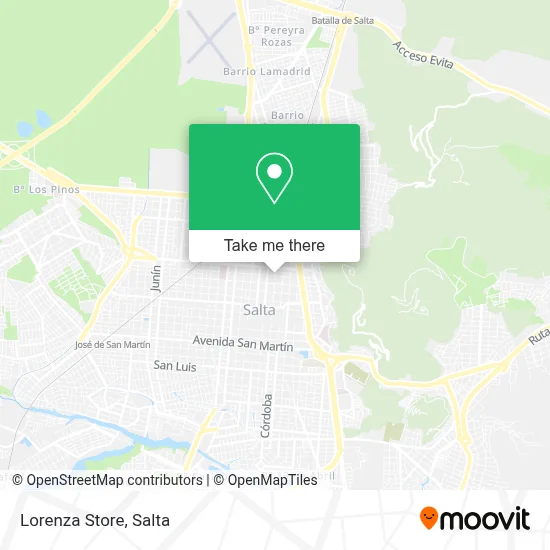 Lorenza Store map