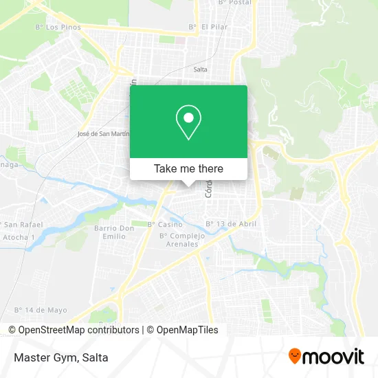 Master Gym map