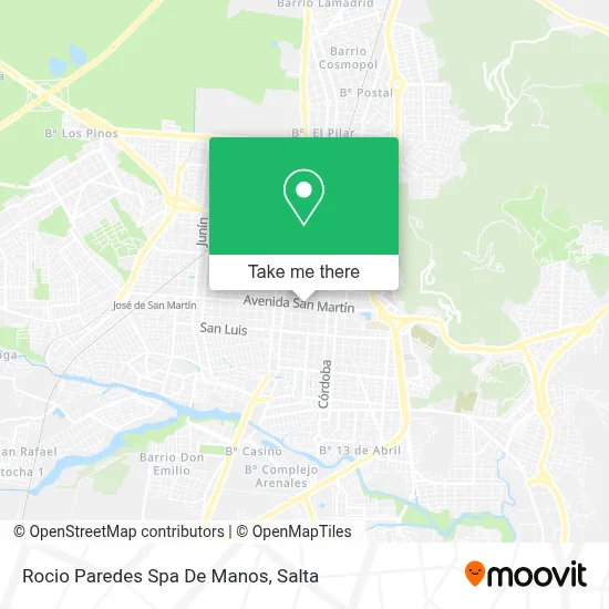 Rocio Paredes Spa De Manos map