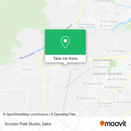 Scorpio Pole Studio map