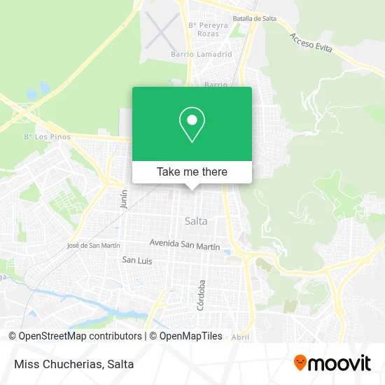 Miss Chucherias map