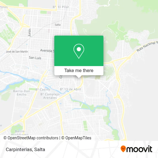 Carpinterias map