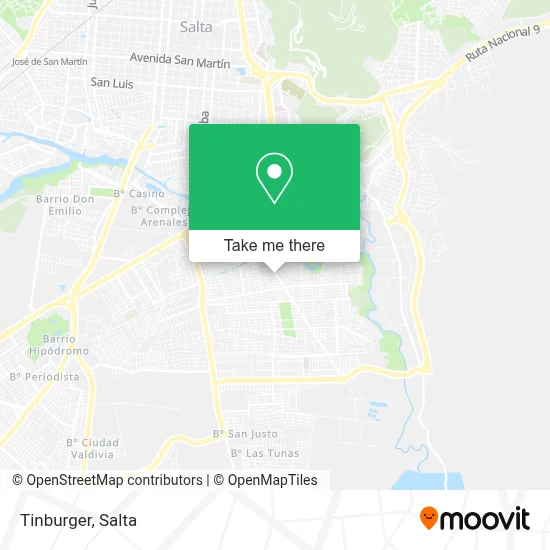 Tinburger map