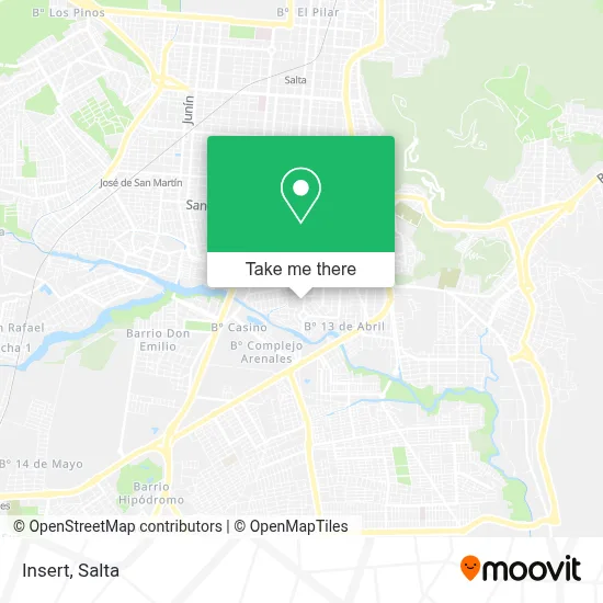 Insert map