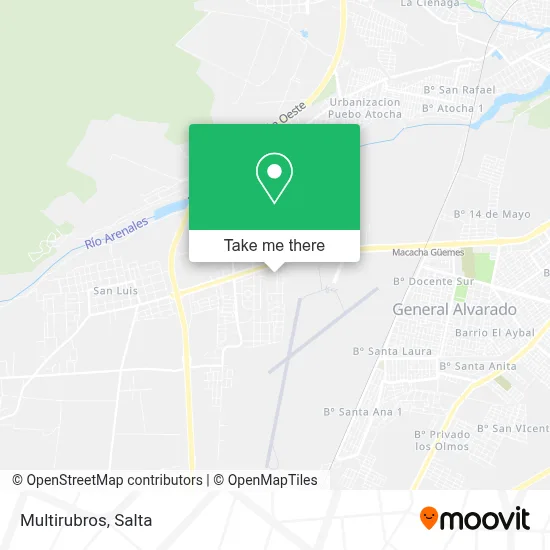 Multirubros map