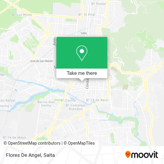 Flores De Angel map