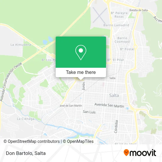 Don Bartolo map