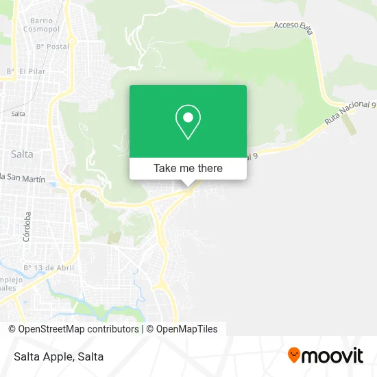 Salta Apple map