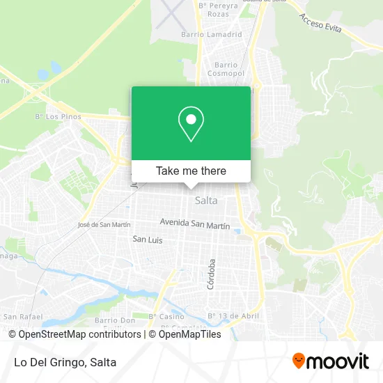 Lo Del Gringo map