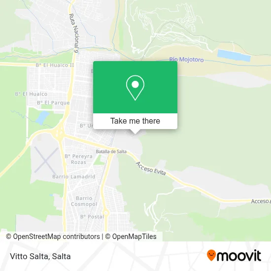 Vitto Salta map