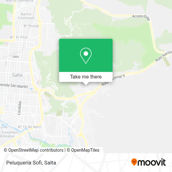 Peluquería Sofi map