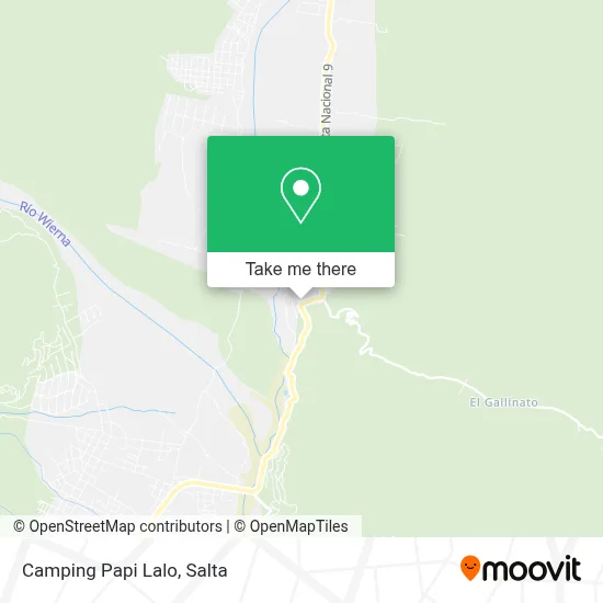 Camping Papi Lalo map