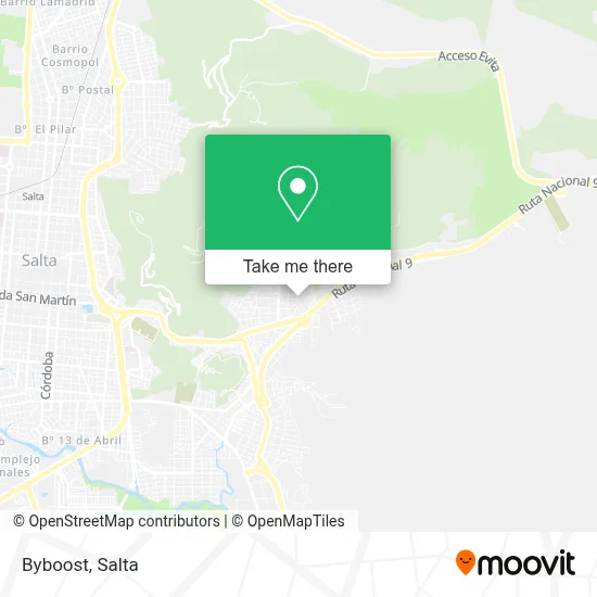 Byboost map