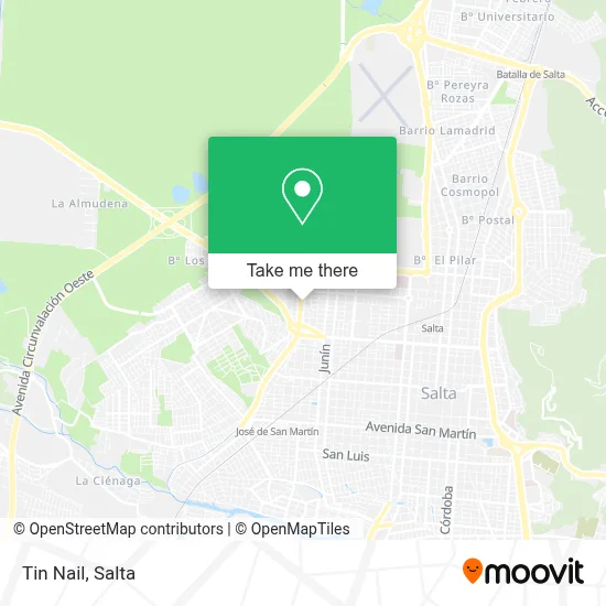 Tin Nail map