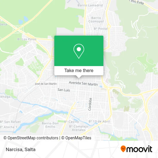 Narcisa map