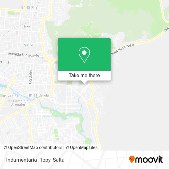 Indumentaria Flopy map