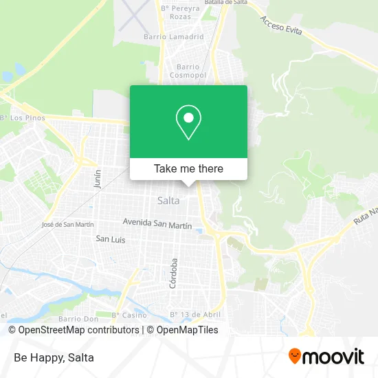 Be Happy map