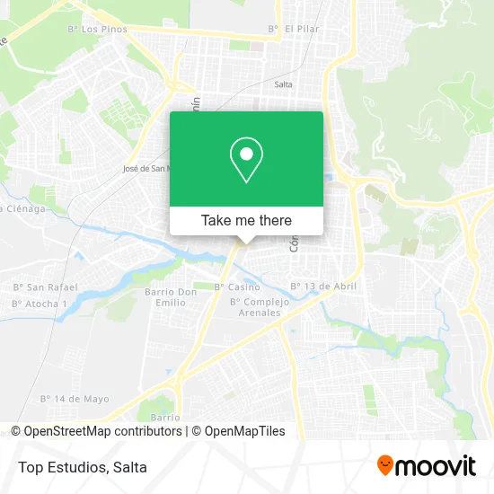 Top Estudios map