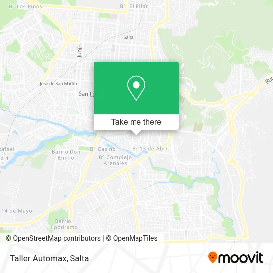 Taller Automax map