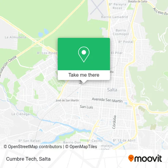 Cumbre Tech map