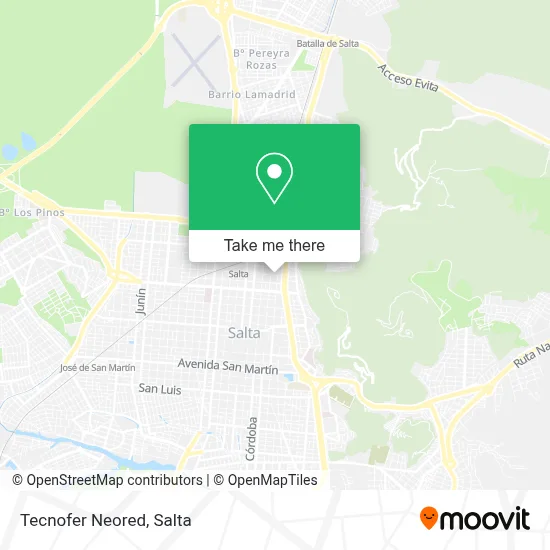 Tecnofer Neored map