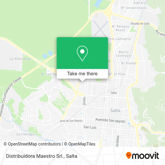 Distribuidora Maestro Srl. map