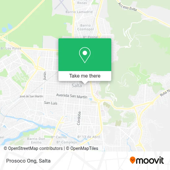 Prosoco Ong map