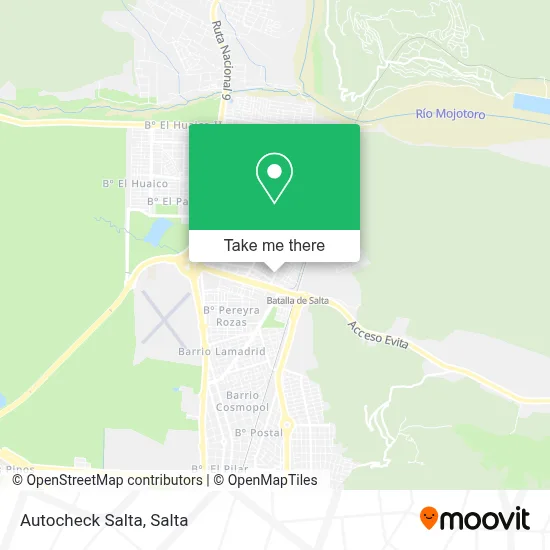 Autocheck Salta map