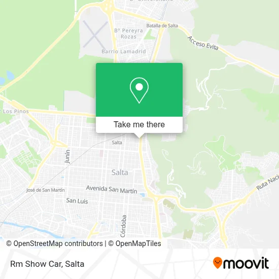 Rm Show Car map