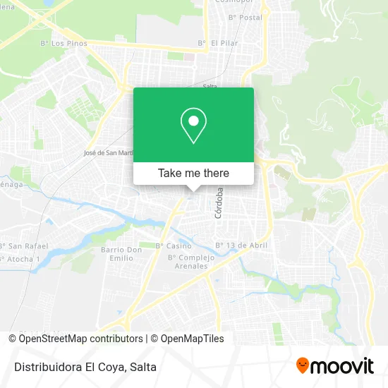 Distribuidora El Coya map
