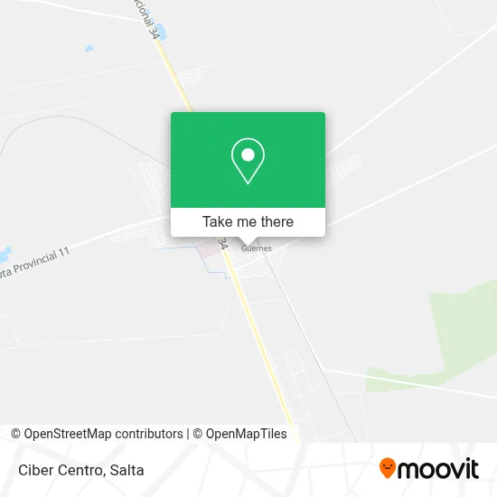 Ciber Centro map