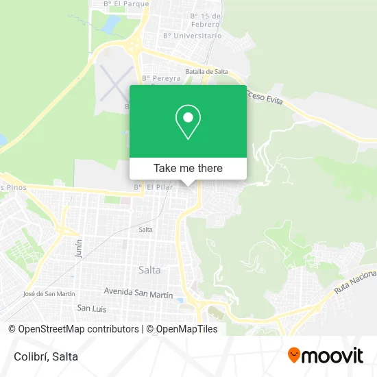 Colibrí map
