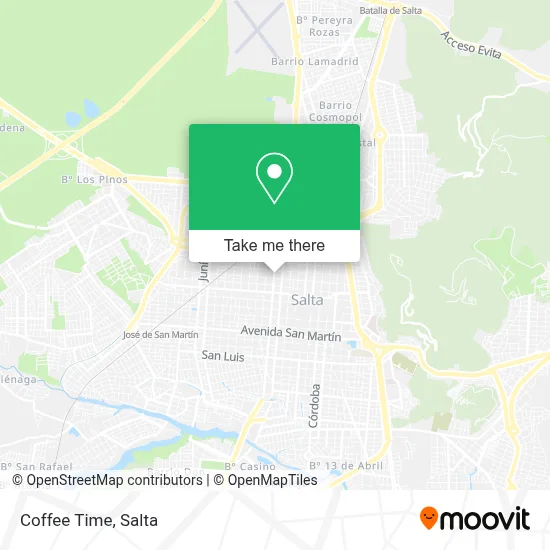 Coffee Time map